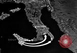 Image Carte montre la voie de l'invasion de l'Italie de la Sicile Italie, 1943, de la seconde 10 séquences d'archives historiques vidéo 65675071828
