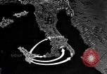 Image Carte montre la voie de l'invasion de l'Italie de la Sicile Italie, 1943, de la seconde 13 séquences d'archives historiques vidéo 65675071828
