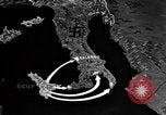 Image Carte montre la voie de l'invasion de l'Italie de la Sicile Italie, 1943, de la seconde 15 séquences d'archives historiques vidéo 65675071828