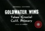 Image of Barry Goldwater 1964 presidential campaign California United States USA, 1964, second 4 stock footage video 65675071842