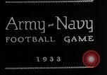 Image of Army-Navy football match Philadelphia Pennsylvania USA, 1933, second 5 stock footage video 65675071895