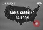 Standbild japanische Bombe Ballons an Deutschland United States USA, 1945, aus Sekunde 7 historischem Filmmaterial Videoclip 65675071921