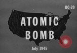 Standbild Dreifaltigkeit - die erste Atombombe in der Geschichte Alamogordo New Mexico USA, 1945, aus Sekunde 1 historischem Filmmaterial Videoclip 65675071922