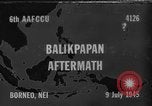Standbild Beschädigter Flugplatz von Balikapapan Balikpapan Borneo Indonesien, 1945, aus Sekunde 1 historischem Filmmaterial Videoclip 65675071923