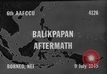 Standbild Beschädigter Flugplatz von Balikapapan Balikpapan Borneo Indonesien, 1945, aus Sekunde 5 historischem Filmmaterial Videoclip 65675071923