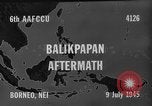 Standbild Beschädigter Flugplatz von Balikapapan Balikpapan Borneo Indonesien, 1945, aus Sekunde 6 historischem Filmmaterial Videoclip 65675071923