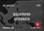 Standbild Beschädigter Flugplatz von Balikapapan Balikpapan Borneo Indonesien, 1945, aus Sekunde 7 historischem Filmmaterial Videoclip 65675071923