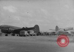Image of Injured  U.S.prisoners of war removed from air evacuation planes Leyte Philippines, 1945, second 3 stock footage video 65675071949