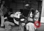 Image of Injured  U.S.prisoners of war removed from air evacuation planes Leyte Philippines, 1945, second 22 stock footage video 65675071949