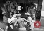 Image of Injured  U.S.prisoners of war removed from air evacuation planes Leyte Philippines, 1945, second 26 stock footage video 65675071949