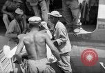 Image of Injured  U.S.prisoners of war removed from air evacuation planes Leyte Philippines, 1945, second 29 stock footage video 65675071949