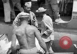 Image of Injured  U.S.prisoners of war removed from air evacuation planes Leyte Philippines, 1945, second 32 stock footage video 65675071949