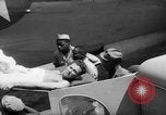 Image of Injured  U.S.prisoners of war removed from air evacuation planes Leyte Philippines, 1945, second 35 stock footage video 65675071949