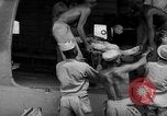 Image of Injured  U.S.prisoners of war removed from air evacuation planes Leyte Philippines, 1945, second 48 stock footage video 65675071949