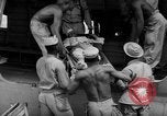 Image of Injured  U.S.prisoners of war removed from air evacuation planes Leyte Philippines, 1945, second 50 stock footage video 65675071949