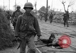 Image of General Mudge and troops of U.S. 1st Cavalry Division Manila Philippines, 1945, second 19 stock footage video 65675071953