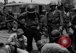 Image of General Mudge and troops of U.S. 1st Cavalry Division Manila Philippines, 1945, second 53 stock footage video 65675071953