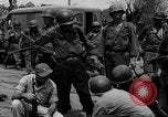 Image of General Mudge and troops of U.S. 1st Cavalry Division Manila Philippines, 1945, second 54 stock footage video 65675071953