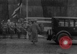 Image of President Coolidge and Secretary of War, Weeks, greet fliers Washington DC USA, 1924, second 20 stock footage video 65675071969