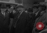 Image of President Coolidge and Secretary of War, Weeks, greet fliers Washington DC USA, 1924, second 31 stock footage video 65675071969