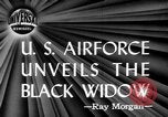 Image of Black Widow P-61 aircraft Hawthorne California USA, 1944, second 1 stock footage video 65675071975