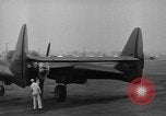 Image of Black Widow P-61 aircraft Hawthorne California USA, 1944, second 14 stock footage video 65675071975