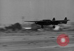 Image of Black Widow P-61 aircraft Hawthorne California USA, 1944, second 27 stock footage video 65675071975