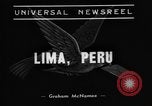 Image of International Pan American Conference Lima Peru, 1938, second 6 stock footage video 65675071978