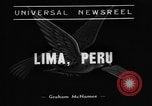 Image of International Pan American Conference Lima Peru, 1938, second 7 stock footage video 65675071978