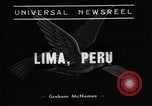 Image of International Pan American Conference Lima Peru, 1938, second 8 stock footage video 65675071978