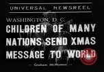 Standbild Weihnachten Broadcast Washington DC USA, 1938, aus Sekunde 3 historischem Filmmaterial Videoclip 65675071983