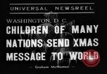 Standbild Weihnachten Broadcast Washington DC USA, 1938, aus Sekunde 7 historischem Filmmaterial Videoclip 65675071983