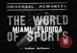 Image of Harold 'Jug' McSpaden Miami Florida USA, 1938, second 7 stock footage video 65675071984
