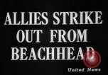 Image of Normandy beachhead filled with reinforcement troops and equipment France, 1944, second 4 stock footage video 65675072013
