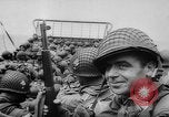 Image of Normandy beachhead filled with reinforcement troops and equipment France, 1944, second 32 stock footage video 65675072013