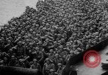 Image of Normandy beachhead filled with reinforcement troops and equipment France, 1944, second 38 stock footage video 65675072013
