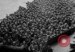 Image of Normandy beachhead filled with reinforcement troops and equipment France, 1944, second 39 stock footage video 65675072013
