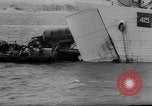 Image of Normandy beachhead filled with reinforcement troops and equipment France, 1944, second 41 stock footage video 65675072013