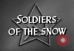 Standbild Russische Truppen im Schnee die Sowjetunion, 1943, aus Sekunde 4 historischem Filmmaterial Videoclip 65675072037