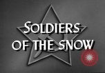 Standbild Russische Truppen im Schnee die Sowjetunion, 1943, aus Sekunde 5 historischem Filmmaterial Videoclip 65675072037