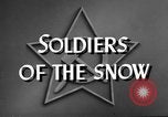 Standbild Russische Truppen im Schnee die Sowjetunion, 1943, aus Sekunde 7 historischem Filmmaterial Videoclip 65675072037