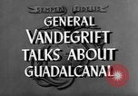 Standbild Guadalcanal Kampagne Guadalcanal Salomonen, 1943, aus Sekunde 6 historischem Filmmaterial Videoclip 65675072039