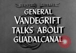 Standbild Guadalcanal Kampagne Guadalcanal Salomonen, 1943, aus Sekunde 8 historischem Filmmaterial Videoclip 65675072039