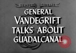 Standbild Guadalcanal Kampagne Guadalcanal Salomonen, 1943, aus Sekunde 9 historischem Filmmaterial Videoclip 65675072039