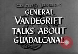 Standbild Guadalcanal Kampagne Guadalcanal Salomonen, 1943, aus Sekunde 10 historischem Filmmaterial Videoclip 65675072039