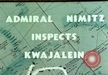 Standbild Admiral Chester Nimitz Kwajalein Insel Inseln Marshall, 1944, aus Sekunde 1 historischem Filmmaterial Videoclip 65675072045