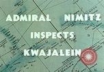 Standbild Admiral Chester Nimitz Kwajalein Insel Inseln Marshall, 1944, aus Sekunde 3 historischem Filmmaterial Videoclip 65675072045