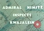 Standbild Admiral Chester Nimitz Kwajalein Insel Inseln Marshall, 1944, aus Sekunde 4 historischem Filmmaterial Videoclip 65675072045