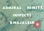 Standbild Admiral Chester Nimitz Kwajalein Insel Inseln Marshall, 1944, aus Sekunde 5 historischem Filmmaterial Videoclip 65675072045