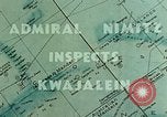 Standbild Admiral Chester Nimitz Kwajalein Insel Inseln Marshall, 1944, aus Sekunde 8 historischem Filmmaterial Videoclip 65675072045